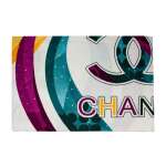 BEDSHEET WITH PILLOW CASE CHANEL WHITE GREEN MIX | HIR-CHANEL WG - Image 3