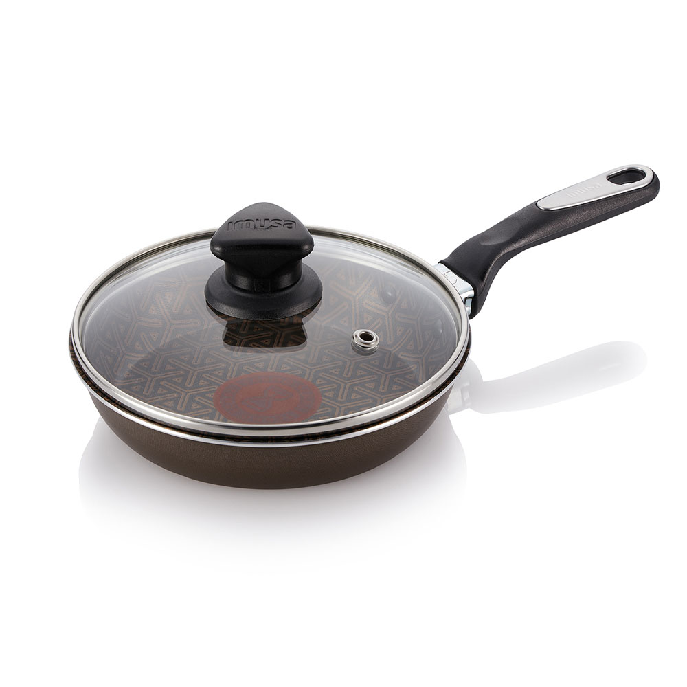 IMUSA EGG PAN WITH GLASS LID 6.5" | IMU-20080