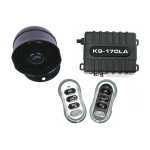 K9 SECURITY SYSTEM WITH STEEL REMOTE | K9-170