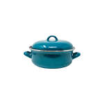 ENAMEL POT 16CM WITH LID TURQUOISE | KIRP-66007727