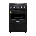 PARKER PARIS FREESTANDING GAS STOVE BLACK | P-PARK-Z