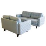 SOHO SOFA SET 3+2 SEAT LIGHT BLUE | P1672-0009