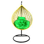 GREEN RATTAN SWING WITH CUSHION | PPZ22001004 - Image 5