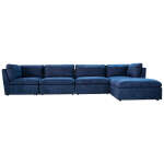 ACME SECTIONAL COSBY L-SHAPED SOFA BLUE | PRT-56035 - Image 5