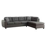 GREY L-SHAPED CORNER COUCH | PRT500413