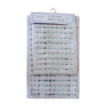BATH RUG HALSEY 2PC PALE BLUE | R19323AB11SET