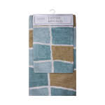 BATH RUG TERRACE VIEW  2PC SET SPA BLUE | R20151B45SET