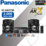 PANASONIC 2000 W HIGH POWER AUDIO SYSTEM KARAOKE FUNCTION | SCAKX730PUK - Image 5