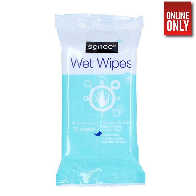 SENCE POCKET WIPES SOFT & REFRESHING 15PCS | SIMP-3051