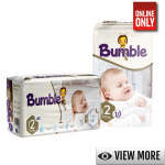 BUMBLE BABY DIAPERS 2 MINI 3-6KG | VARIETY