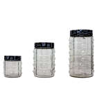 STORAGE JAR SET DESIGN 3 PC | SOLM144204-000 - Image 2