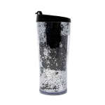440 ML SILVER/GOLD GLITTER COFFEE MUG | SOLM161483-013 - Image 2