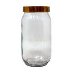 STORAGE JAR WOOD PATTERN 1000ML | SOLM231377-000