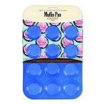 MUFFIN 12 CUP  SILICONE BAKING MOLD | UBKC0015