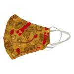 SAREE MATERIAL EMBROIDED FACE MASK | 20210075 - Image 9