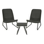 KETER RIO 3-PIECE OUTDOOR SET GRAPHITE | 211636