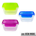 DUNYA RECTANGULAR FRESH BOX WITH LOCK 1000ML | 30222