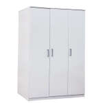 BURDUR 3 DOOR CLOSET WHITE 184x120x52 CM | 32820 - Image 2