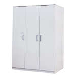 BURDUR 3 DOOR CLOSET WHITE 184x120x52 CM | 32820 - Image 3