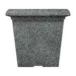 SQUARE GREY FLOWER POT | 51878