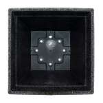 SQUARE GREY FLOWER POT | 51878 - Image 4
