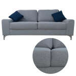 HOME TRENDS 2-PIECE SOFA SET W/ 5 SEATING CAIRO GRAY | 76794+95 - Image 3