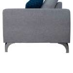 HOME TRENDS 2-PIECE SOFA SET W/ 5 SEATING CAIRO GRAY | 76794+95 - Image 5