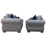 HOME TRENDS 2-PIECE SOFA SET GENOVA GRAY | 78135+36 - Image 2
