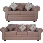 HOME TRENDS 2-PIECE SOFA SET GENOVA CREME | 81247+48