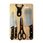 KNIFE SET WITH CHOPPING BOARD | 82598 - Image 2