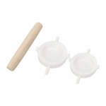 DUMPLING MOLD 3 PCS WHITE | 82650
