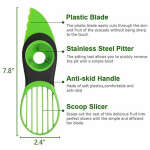JOLALA MULTI FUNCTION 3-IN-1 AVOCADO SLICER, PITTER & CUTTER TOOL GREEN | 82921 - Image 4