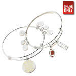 ALEX AND ANI MY SUNSHINE MOM BANGLE SET OF 2 | AA15340