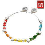 ALEX AND ANI RETIREMENT & RAINBOW HEART BEADED BANGLE SET OF 2 | AA3136 - Image 5