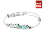 ALEX AND ANI 'GOOD VIBES' INLINE CHARM BANGLE | AA63