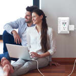 LVETEK SURGE PROTECTOR W/ USB WALL CHARGER WHITE 1680JOULES | B09BKHHL5H - Image 5