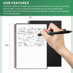 KIYUBEIE SMART WATERPROOF REUSABLE A5 NOTEBOOK SPIRAL | B09HXQPHD9 - Image 3