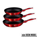 BERLINGER HAUS FRYING PAN BURGUNDY METALLIC | VARIETY