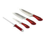 BERLINGER HAUS KNIVES SET RED | BH-2011
