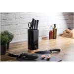 BERLINGER HAUS KITCHEN KNIFE SET WITH BLACK STAND | BH-2422 - Image 3