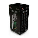 BERLINGER HAUS KNIFE SET WITH STAND EMERALD | BH-2448 - Image 4