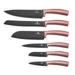 BERLINGER HAUS KITCHEN KNIFE SET PINK 6 PCS | BH-2513