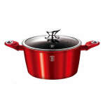 BERLINGER HAUS CASSEROLE 30 CM WITH LID RED | BH-6192