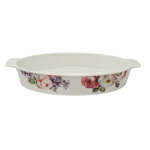 PORCELAIN BAKING TRAY FLOWER DESIGN | BKF-FL02R11