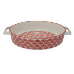 PORCELAIN BAKING TRAY LEAF DESIGN | BKF-PR08R12 - Image 5
