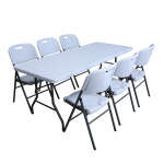 RECTANGULAR FOLDABLE PLASTIC TABLE | BSL-C183 - Image 3