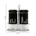 GLASS SALT & PEPPER SET WITH RACK | DBT-109572 - Image 5