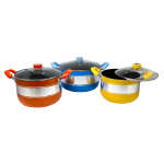 LOTUS HOME COLLECTION COOKWARE SET 3PCS | DS-16-3PCS