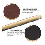 EDEN WOOD FOOT PEDI FILE DOUBLE-SIDED | ISSA-GM0500 - Image 3