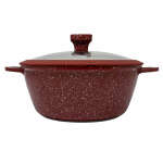 LOTUS HOME COLLECTION COOKING POT 24 CM RED | LHC-CER24 - Image 2